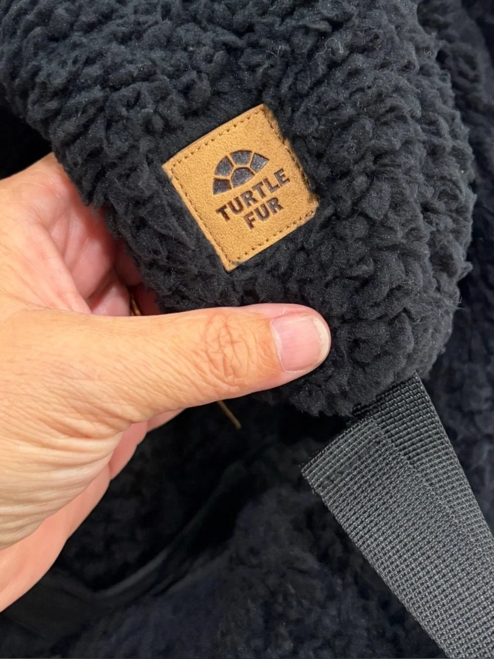 Turtle Fur Adult Backcountry Trapper Hat Earflaps Black NWT Winter Ski Snow Cozy
